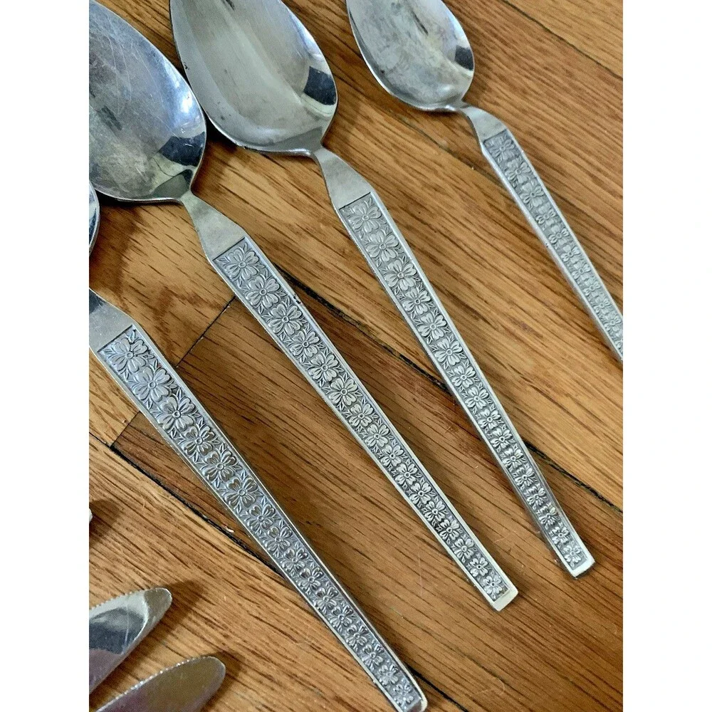 MCM Riviera Torino Stainless Steel Flatware Set 12 pcs, Japan – Knives & Spoons